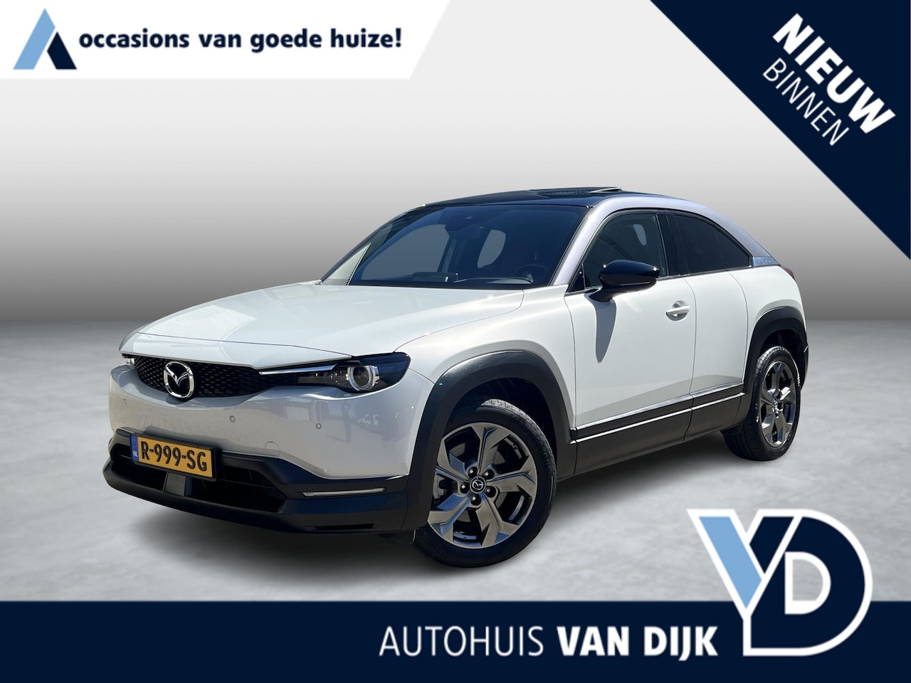 Mazda MX-30 - e-SkyActiv 145 Luxury 36 kWh | Navi/Adapt.Cruise/Clima/Schuif-Kanteldak/Apple CarPlay-Andr - AutoWereld.nl