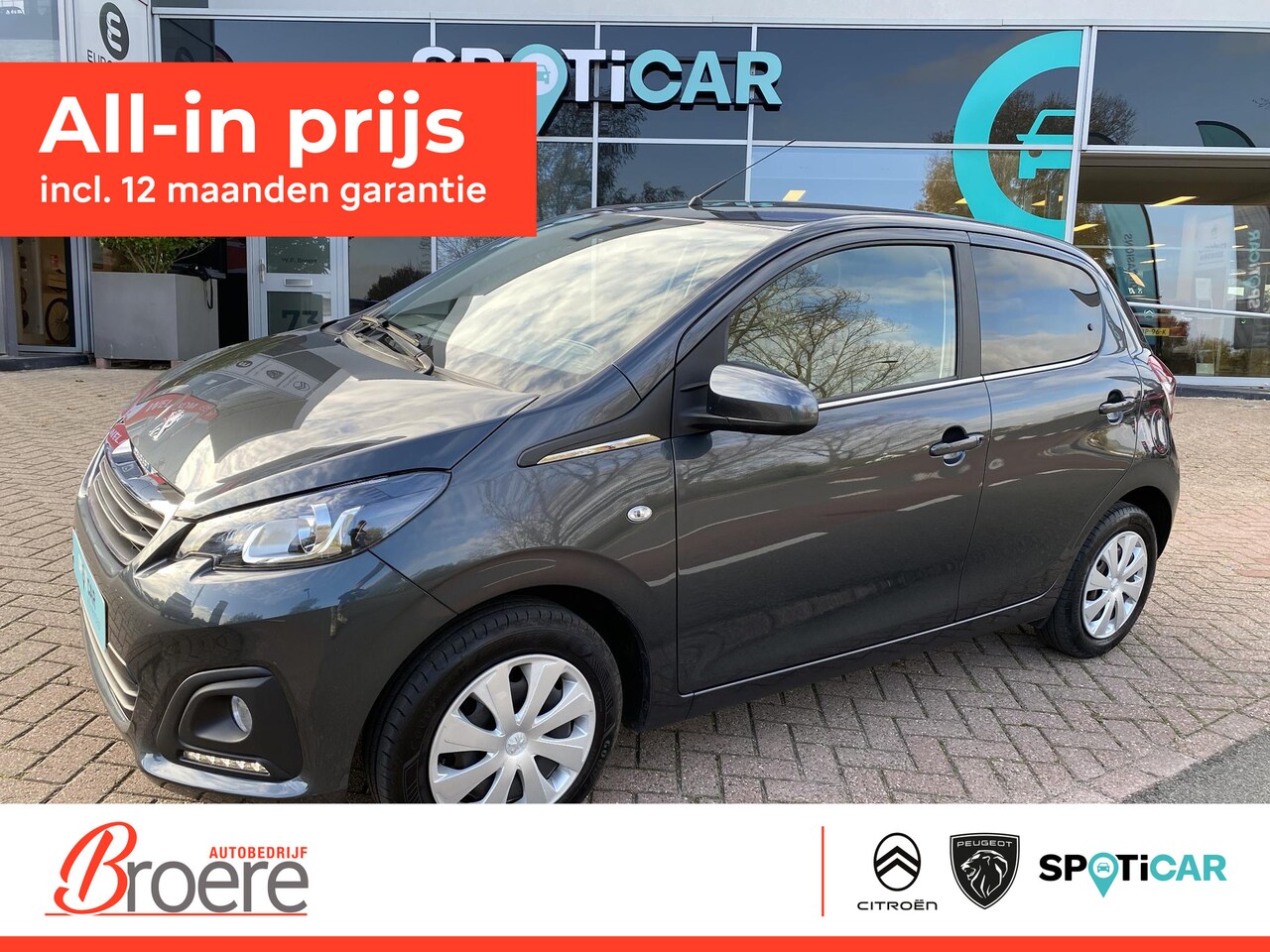 Peugeot 108 - 1.0 e-VTi 72 pk Active 5 deurs Bluetooth, Airco - AutoWereld.nl