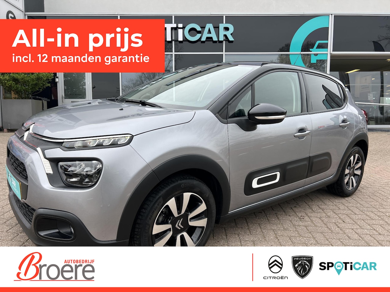 Citroën C3 - 1.2 83pk Shine Navigatie via apple carplay of android auto - AutoWereld.nl