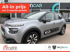 Citroën C3 - 1.2 83pk Shine Nieuwe Distributie, Navigatie via apple carplay of android auto