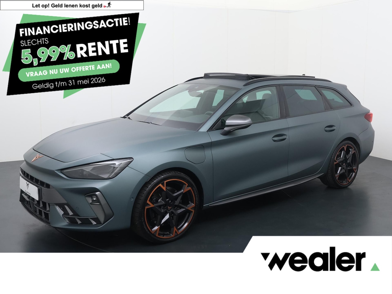 CUPRA Leon Sportstourer - 1.5 TSI e-Hybrid VZ Performance | 272 PK | SoH 94% | Panoramadak | Matrix LED koplampen | - AutoWereld.nl