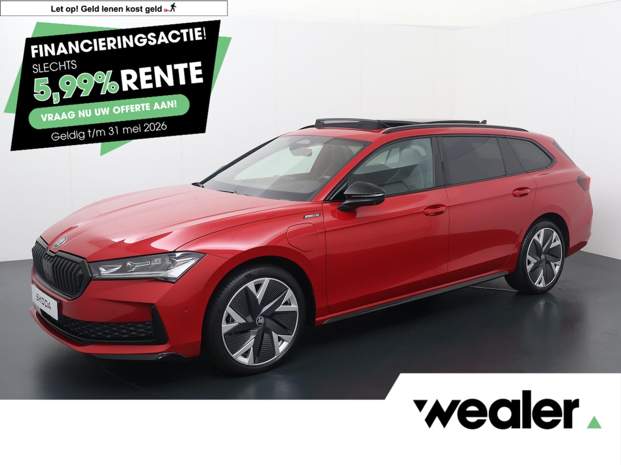 Skoda Superb Combi - 1.5 TSI PHEV Sportline Business | 204 PK | SoH 100% | Trekhaak wegklapbaar | Panoramadak | - AutoWereld.nl