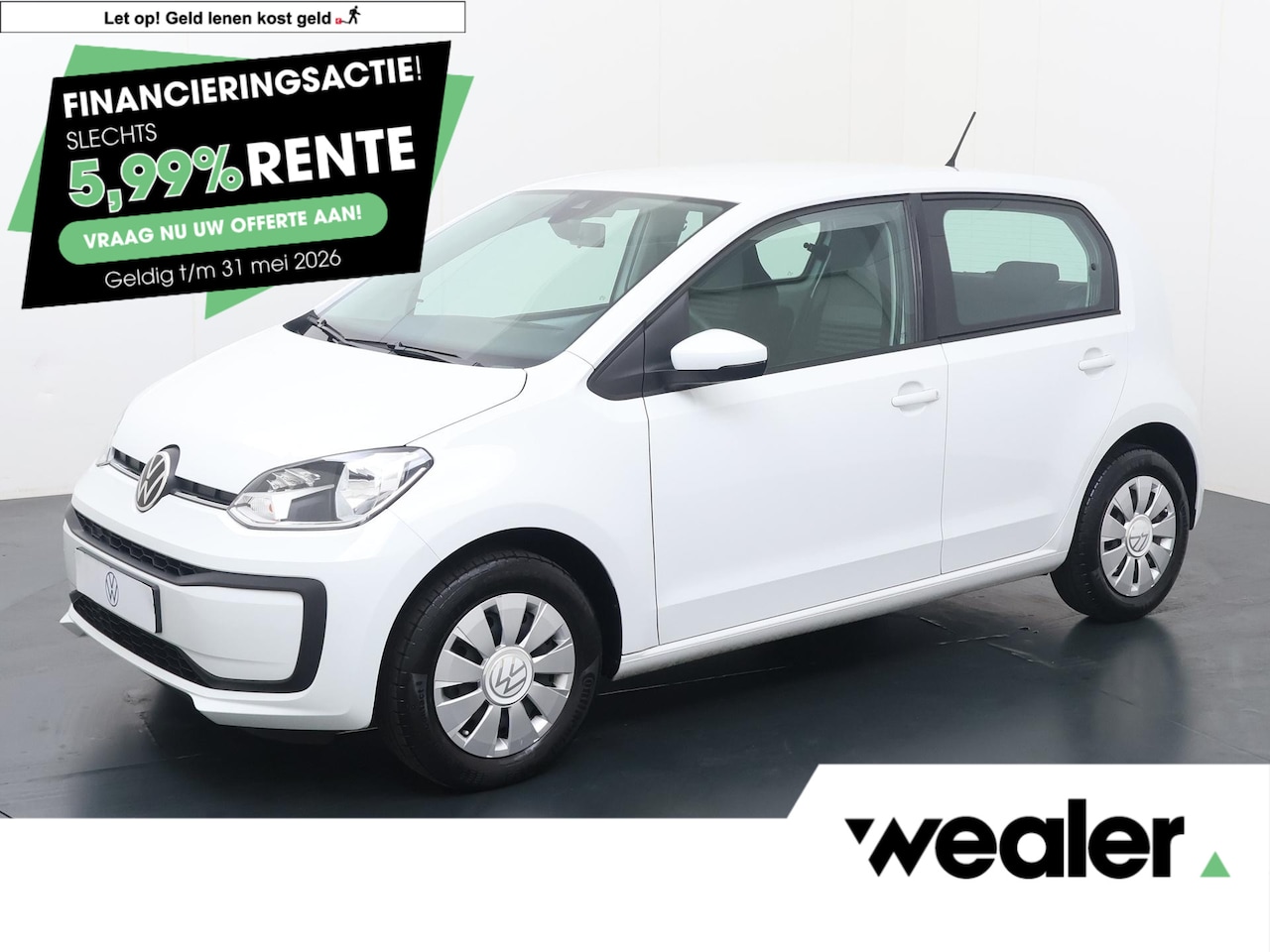 Volkswagen Up! - 1.0 | 65 PK | DAB radio | Airco | Bluetooth | - AutoWereld.nl