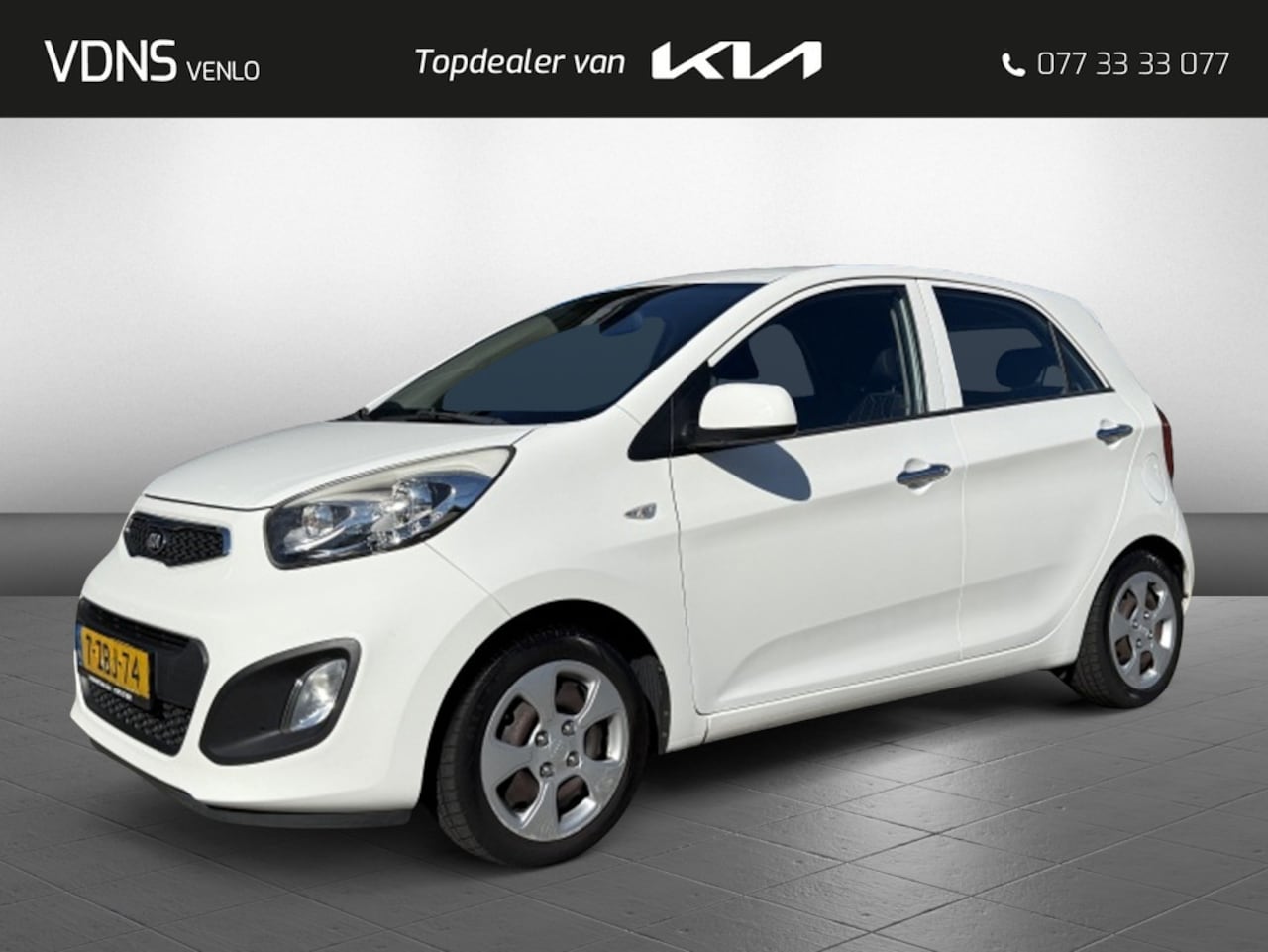 Kia Picanto - 1.0 CVVT BusinessLine | Navigatie | Bluetooth media / telefoon - AutoWereld.nl