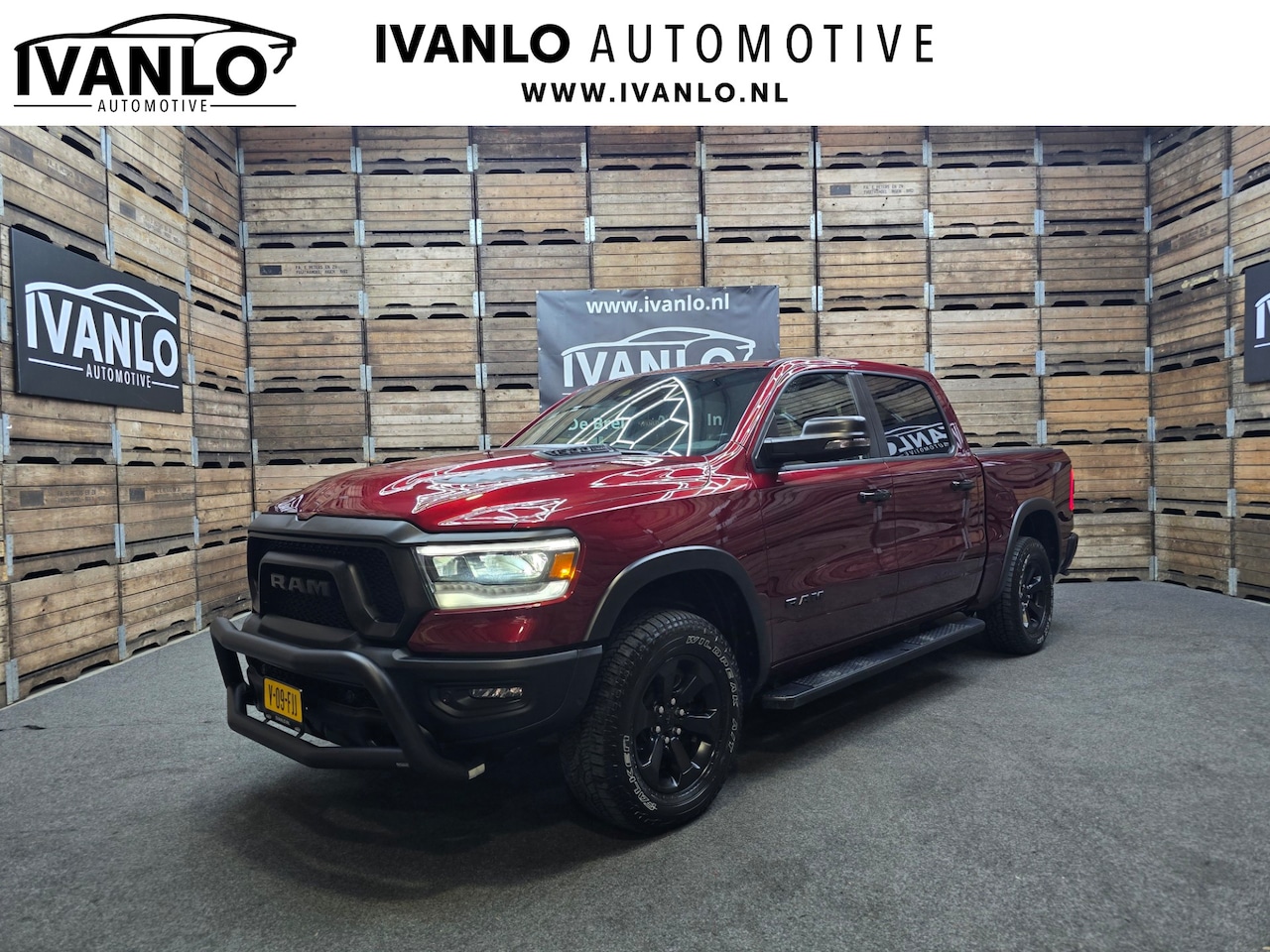 Dodge Ram 1500 - 5.7 V8 4x4 Crew Cab Longhorn REBEL BUll Bar LPG Camera Klep Alarm - AutoWereld.nl