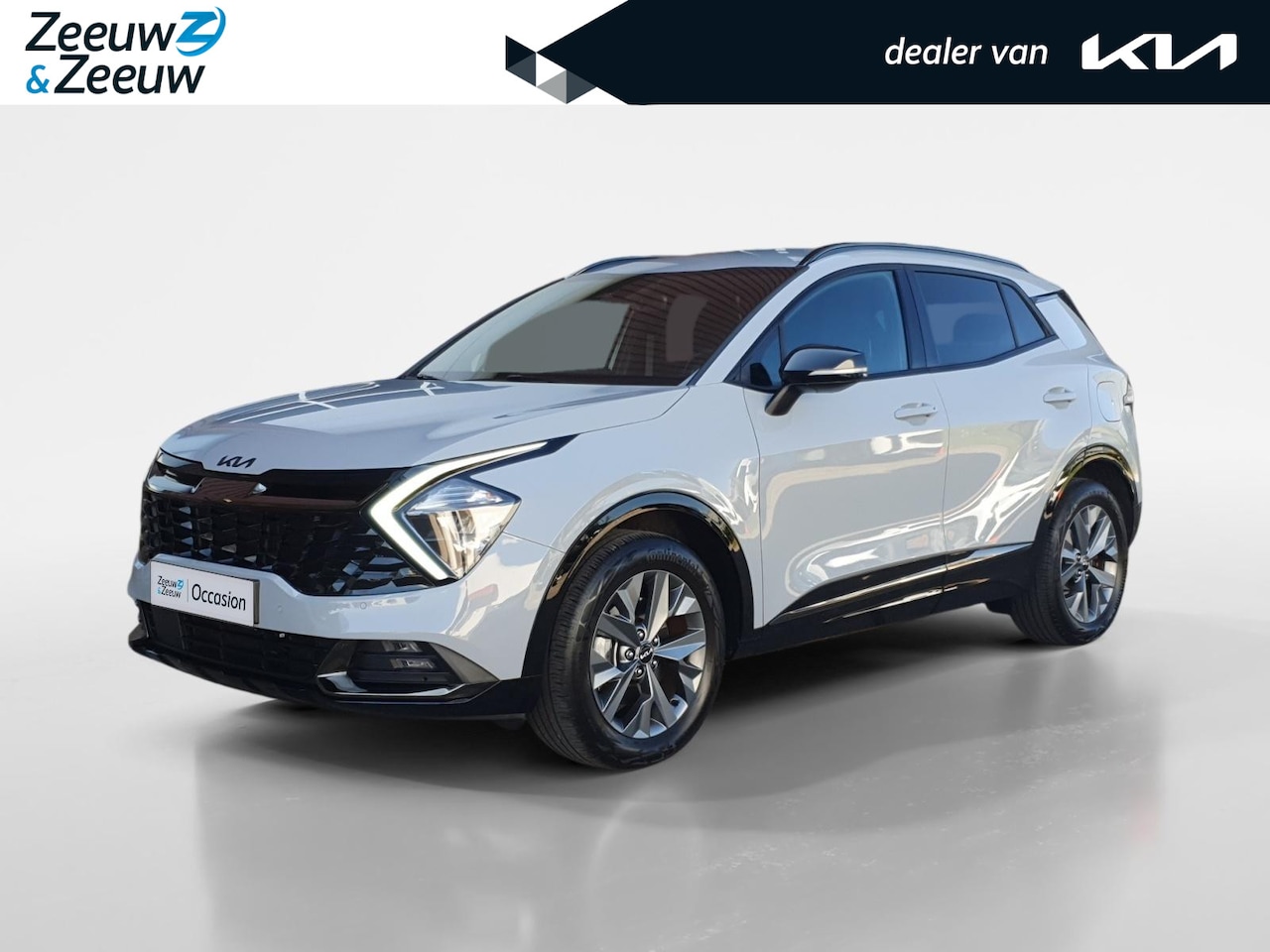 Kia Sportage - 1.6T Hybrid Dark Edition | Trekhaak | Lederen bekleding | Stoel en stuurverwarming | Elekt - AutoWereld.nl