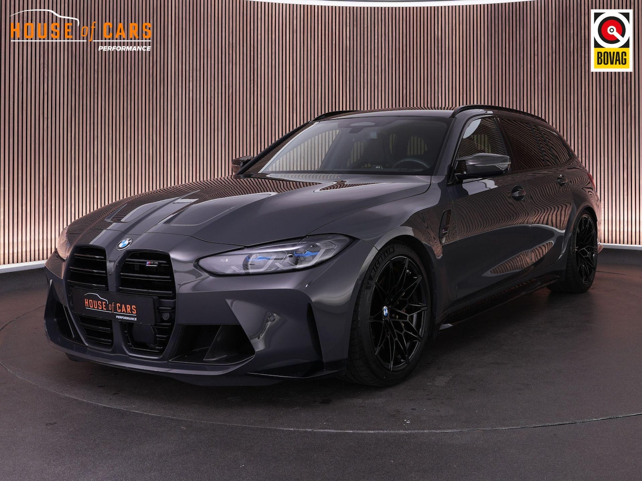BMW 3-serie Touring - M3 510pk xDrive Competition |R44 custom uitlaat|MSS verlagingsset|keramisch|carbon bucket' - AutoWereld.nl