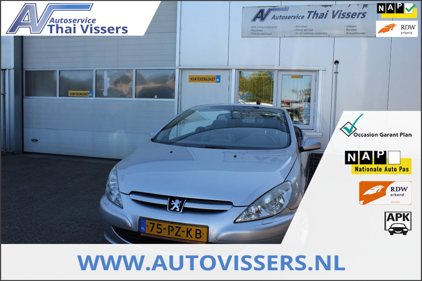 Peugeot 307 CC - 2.0-16V Youngtimer Automaat Clima Leder LMV Apk - AutoWereld.nl