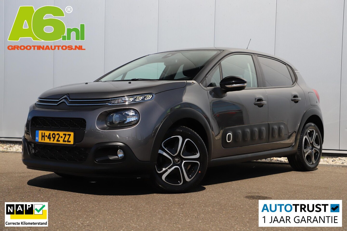 Citroën C3 - 1.2 PureTech Feel NIEUWE DB RIEM! Navigatie Carplay Android Clima Cruise Rijstrooksensor P - AutoWereld.nl