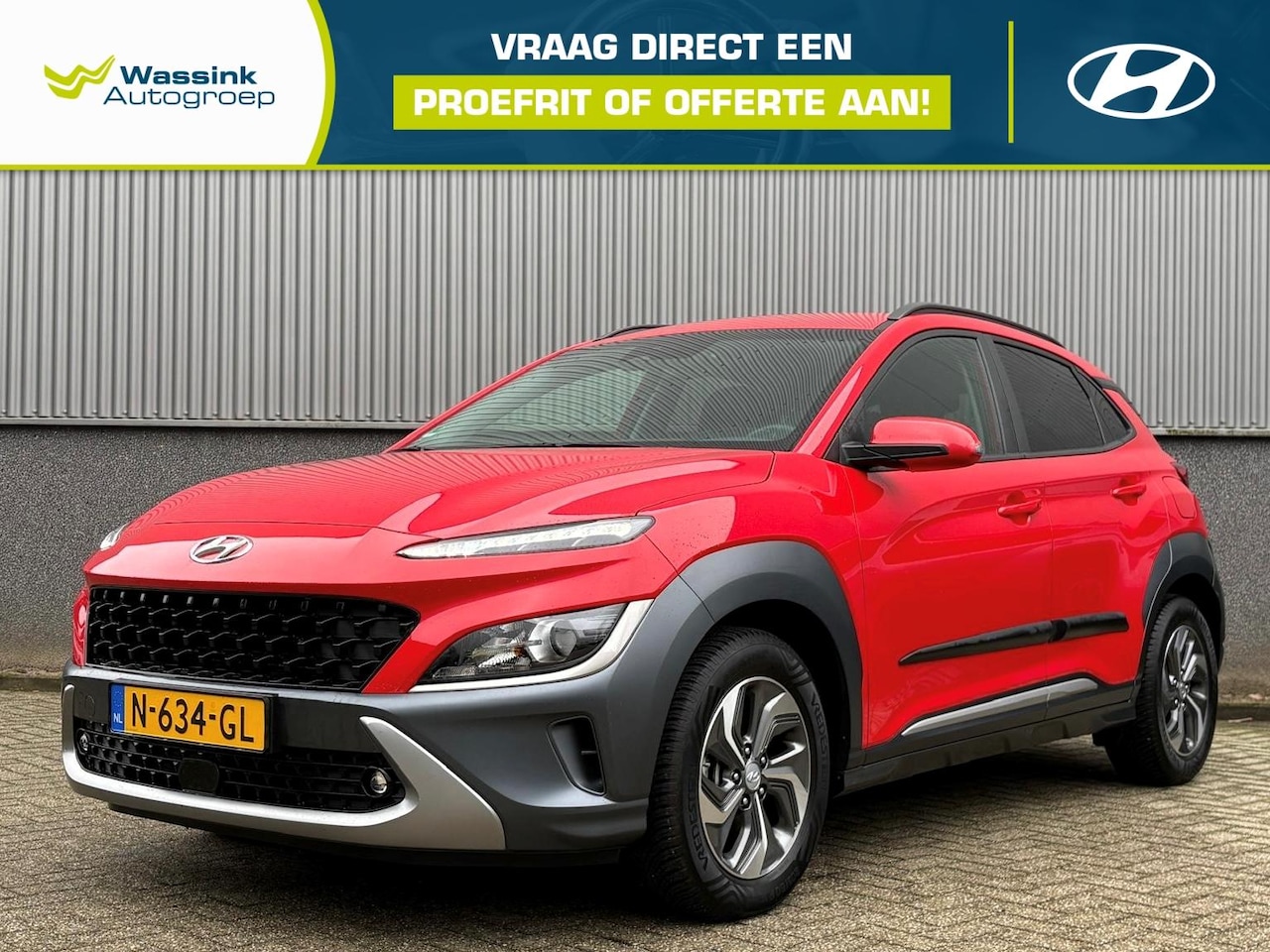Hyundai Kona - 1.6 GDI HEV 141pk DCT Fashion | Trekhaak | All- Season Banden | Krell Premium Audiosyteem - AutoWereld.nl