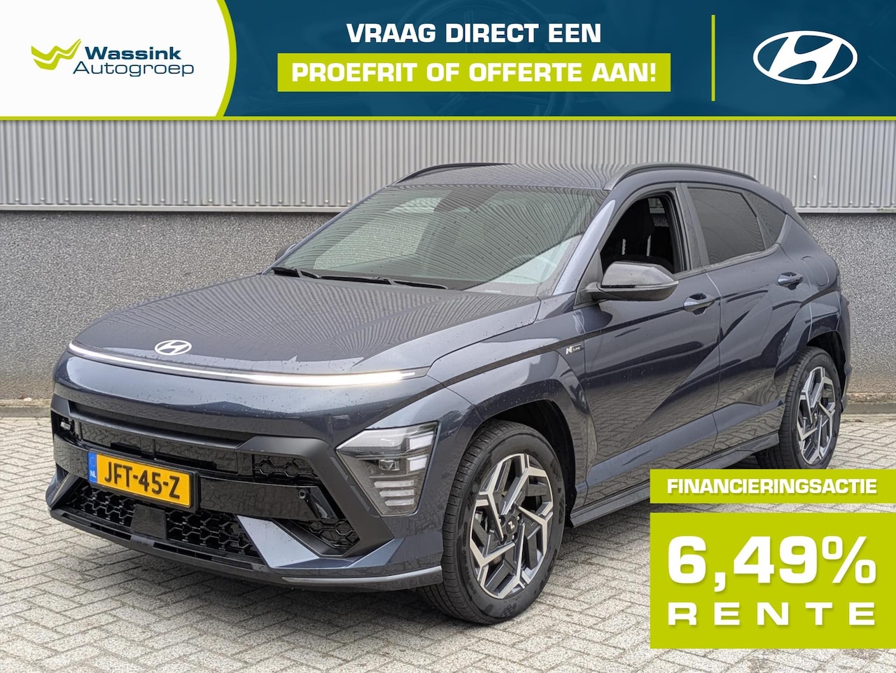 Hyundai Kona - 1.6 GDI HEV 141pk DCT N-Line Edition - AutoWereld.nl