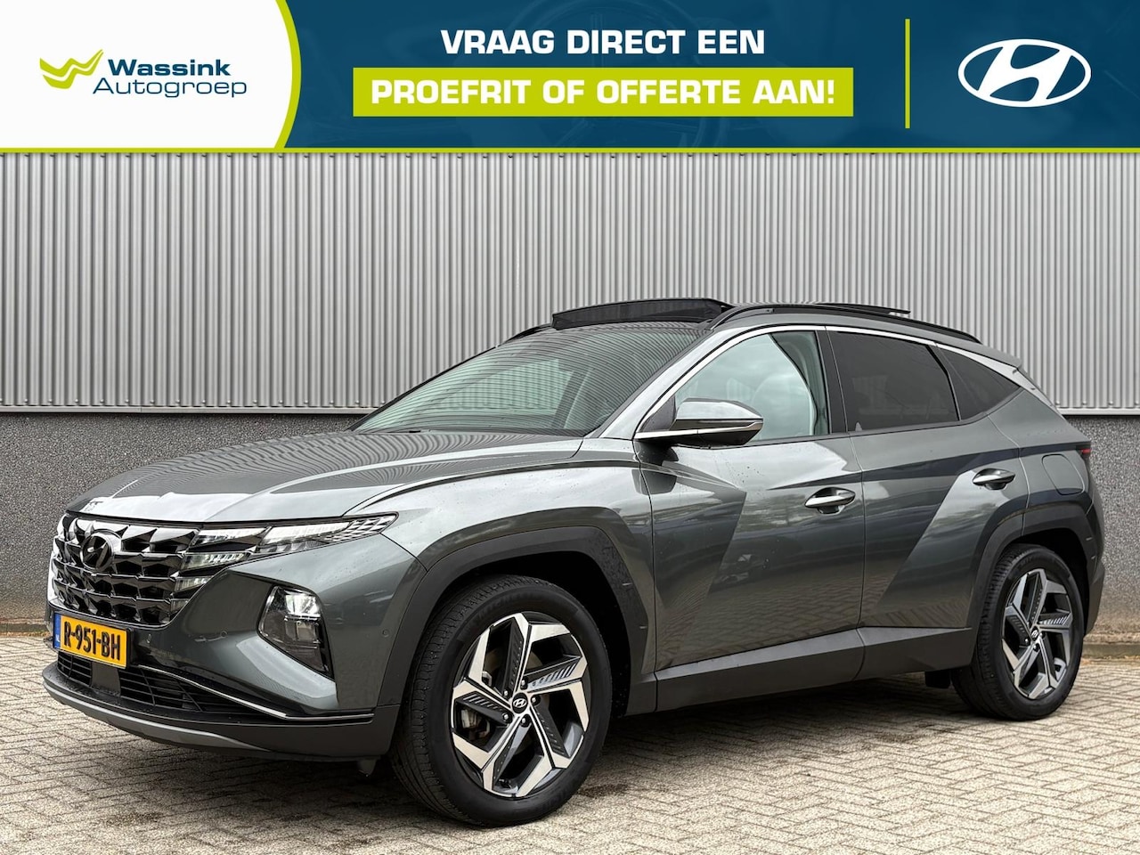 Hyundai Tucson - 1.6 T-GDi PHEV 265pk AWD Premium Sky | Schuif-/Kantel Dak | Elektrisch Verstelbare Stoelen - AutoWereld.nl