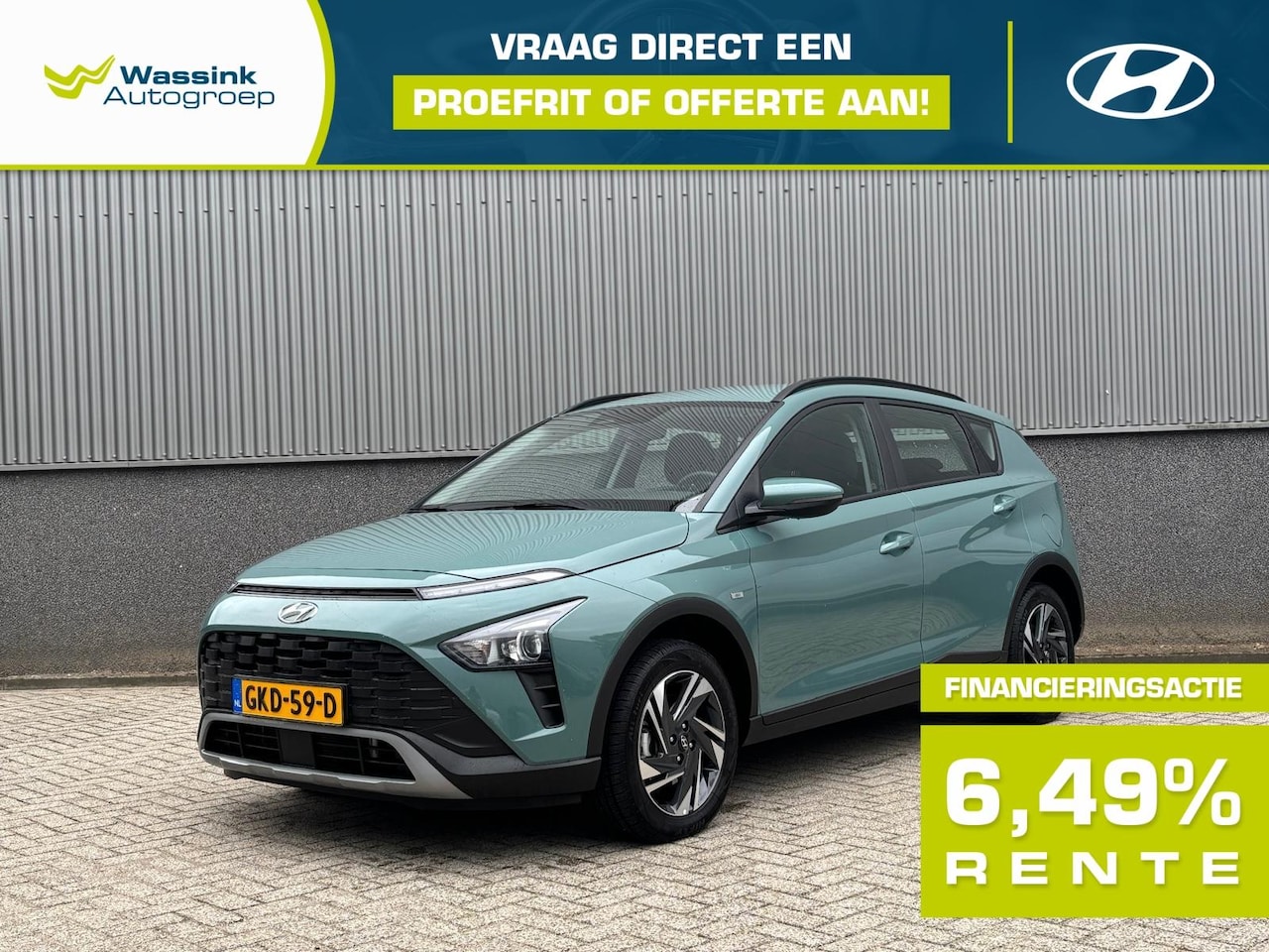 Hyundai Bayon - 1.0 T-GDI 48V 100PK Comfort | Cruise Control | Parkeersensoren | Camera | - AutoWereld.nl