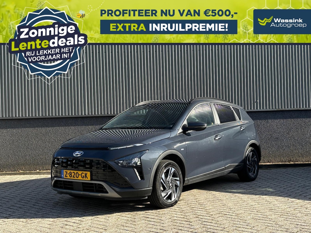 Hyundai Bayon - 1.0 T-GDI 48V 100PK 7DCT Premium | LENTE DEALS | Automaat | Apple carplay & Android Auto | - AutoWereld.nl