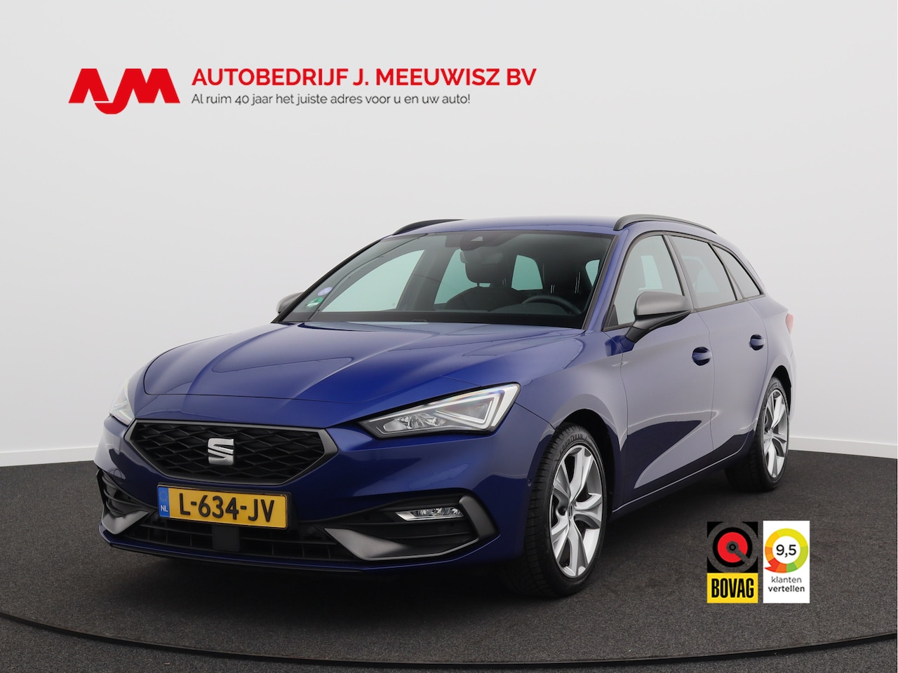 SEAT Leon Sportstourer - 1.5 eTSI FR Automaat/ trekhaak/ lage km! - AutoWereld.nl