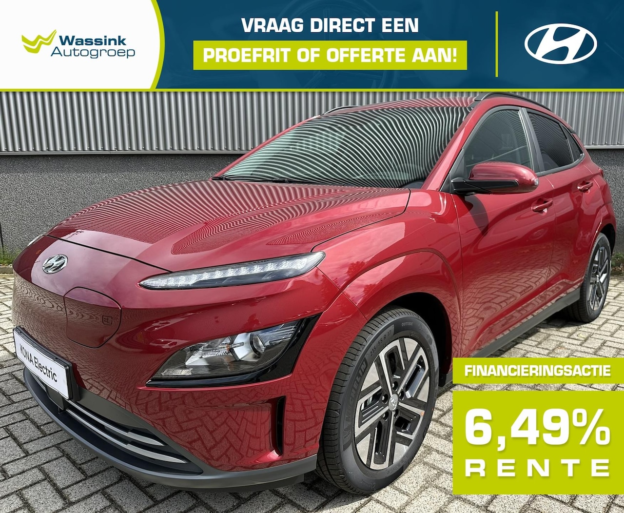Hyundai Kona Electric - EV 204pk 2WD Aut. Fashion | Head-up Display | Navigatie | Apple Carplay & Android Auto | A - AutoWereld.nl