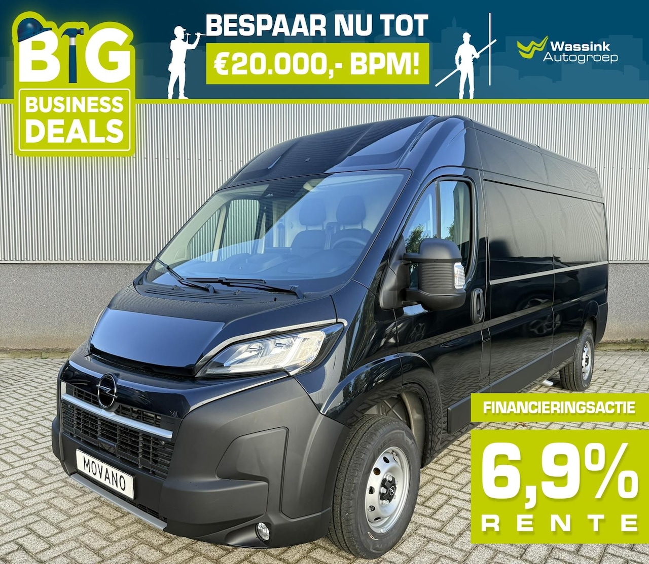 Opel Movano - GB L3H2 3.5t - 2.2 BlueHDi 140 S&S | Vaste trekhaak (flenskogel) | Pakket Techno Plus | Pa - AutoWereld.nl