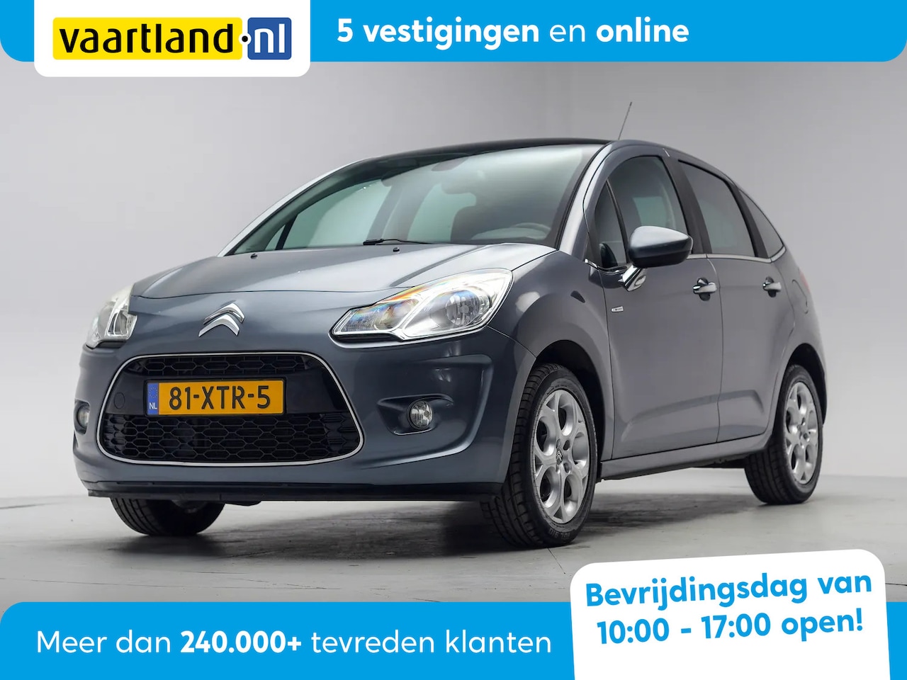 Citroën C3 - 1,6 VTi Exclusive [ Airco cruise Licht metaal unieke km stand] - AutoWereld.nl