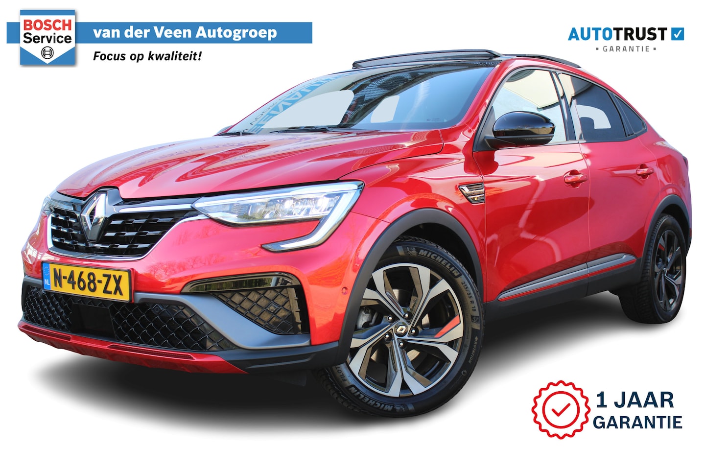 Renault Arkana - 1.6 E-Tech Hybrid 145 R.S. Line | Incl. 12 maanden Garantie | Panorama dak | Wegklapbare t - AutoWereld.nl