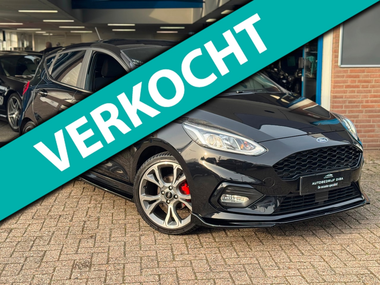 Ford Fiesta - 1.0 EcoBoost ST-Line 2019 Zwart NAVI CLIMA NAP! - AutoWereld.nl