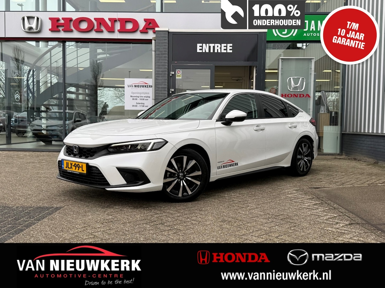 Honda Civic - 2.0 HYBRID 184PK Automaat Elegance | Carplay & Android | Camera - AutoWereld.nl