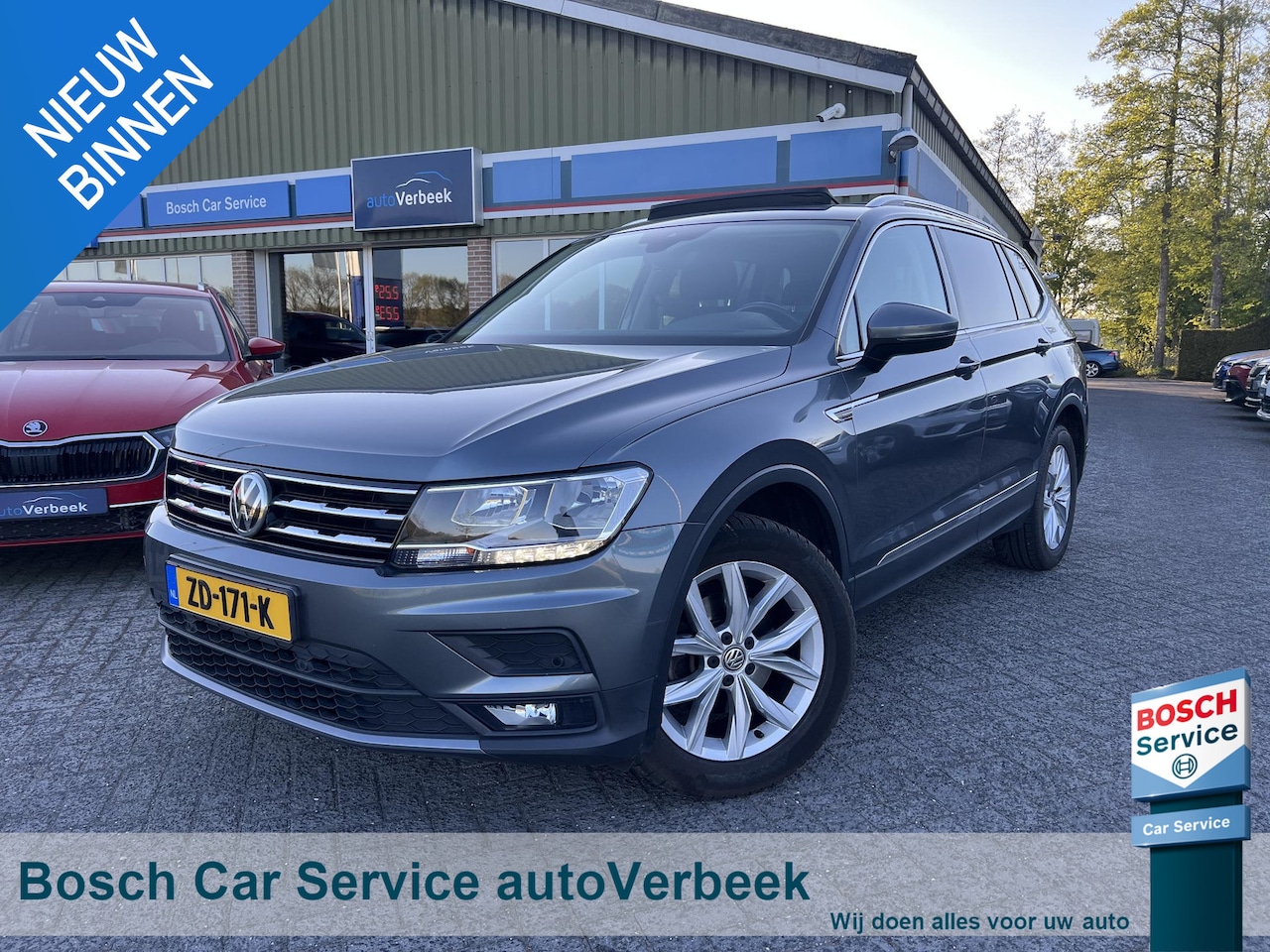 Volkswagen Tiguan Allspace - 1.5TSi 150pk Comfortline Business 7p. | Pano | El.a.klep | Navi + App-connect | Trekhaak | - AutoWereld.nl