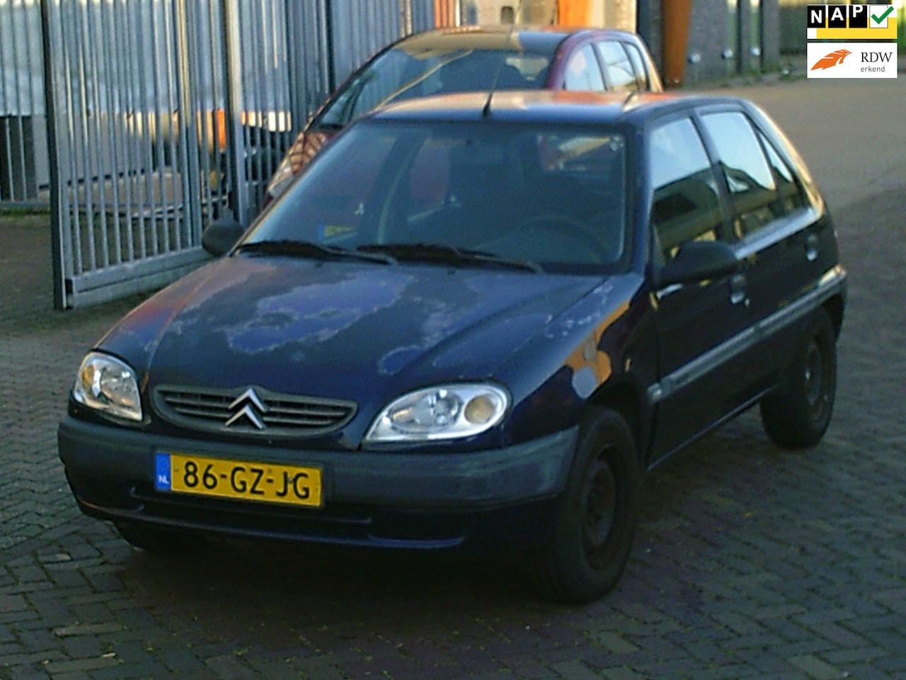 Citroën Saxo - 1.4i SX Airco Stuurbekr Elektr Ramen Centr DeurVergr. - AutoWereld.nl