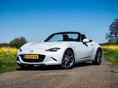 Mazda MX-5 - MX5 1.5 SkyActiv-G 131PK TS+ Navigatie Cruise Airco Led 2016 Pearl White