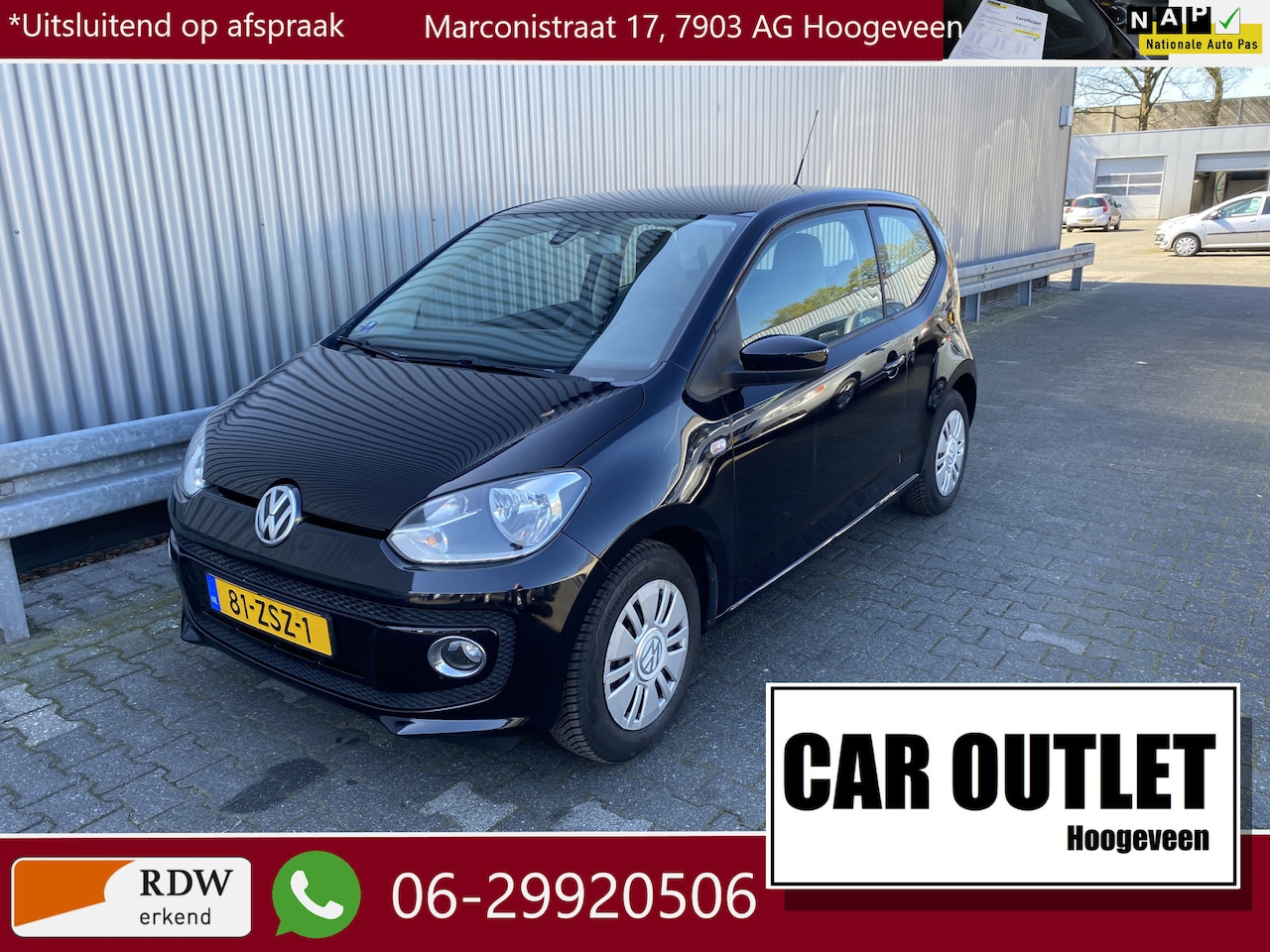 Volkswagen Up! - 1.0 move up! A/C, Stoelvw, CC, Navi, PDC, nw. APK – Inruil Mogelijk – - AutoWereld.nl
