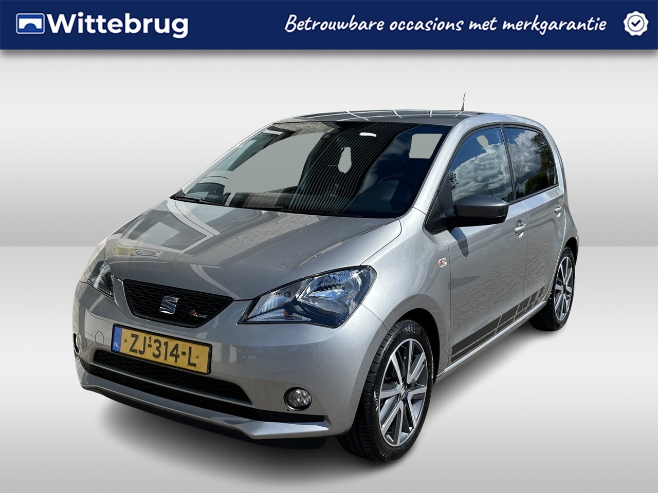 SEAT Mii - 1.0 FR / AIRCO/ BEATS AUDIO/ CRUISE/ BLUETOOTH/ PARK. SENSOREN/ AUTOM. VERLICHTING/ 16" LM - AutoWereld.nl