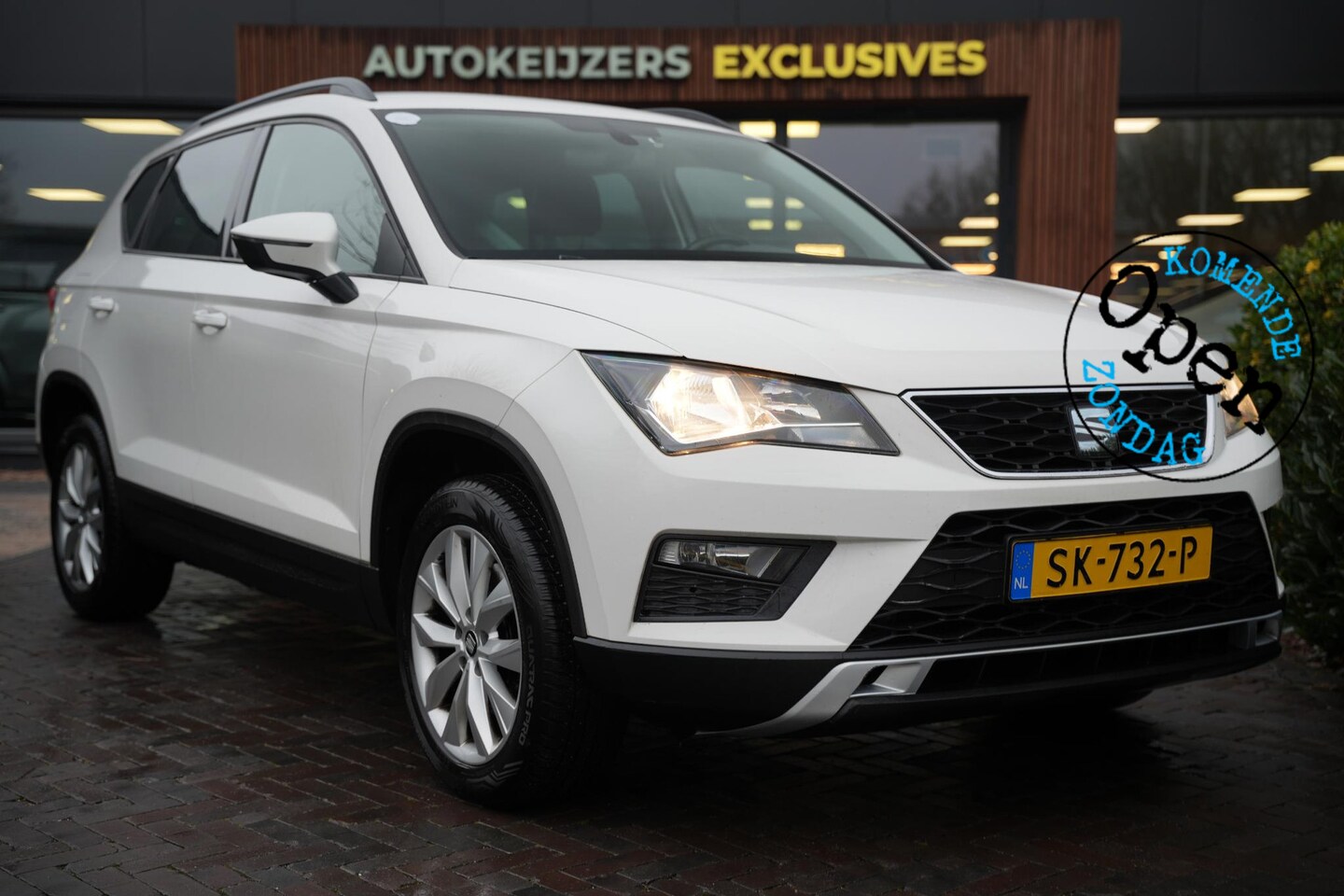 SEAT Ateca - 1.4 EcoTSI Style Ecc Navi LMV trekhaak camera cruise CarPlay - AutoWereld.nl