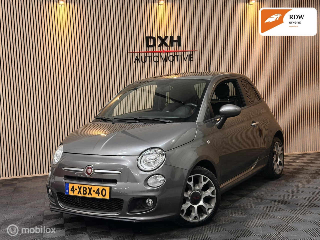 Fiat 500 - 0.9 TwinAir Turbo 500S Sport AUTOMAAT LEDER Org.NL! - AutoWereld.nl