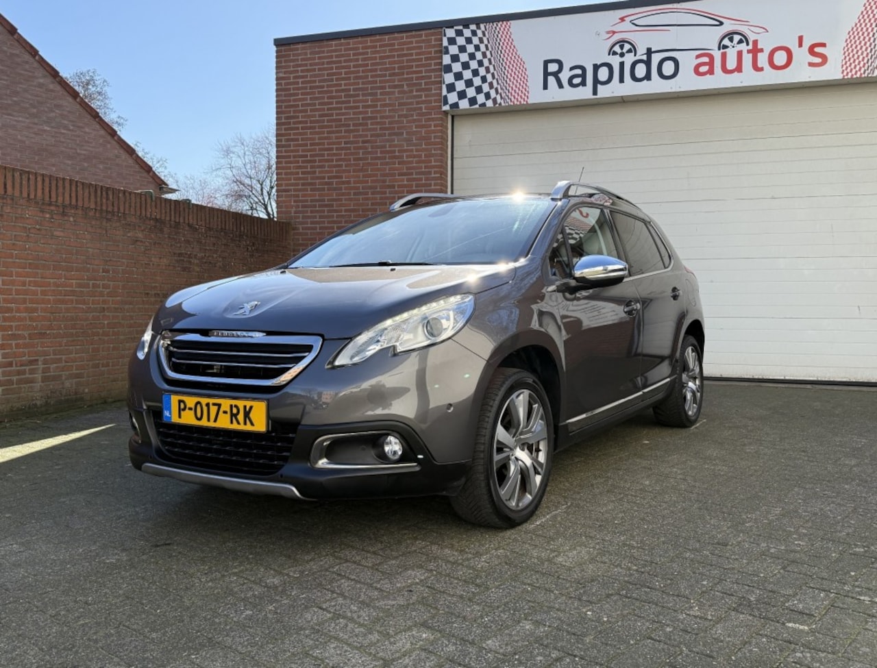 Peugeot 2008 - 1.2  FELINE 2016 Panodak LEDER stoel verwarming, trekhaak - AutoWereld.nl