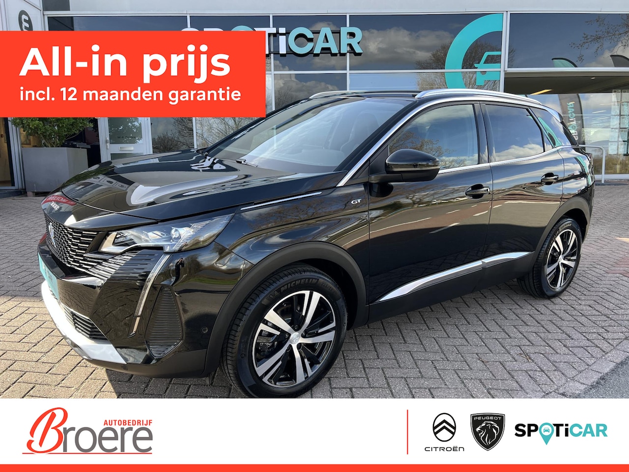 Peugeot 3008 - 1.2 Turbo 130 pk GT 130 EAT8 Automaat Adaptive cruise control - AutoWereld.nl