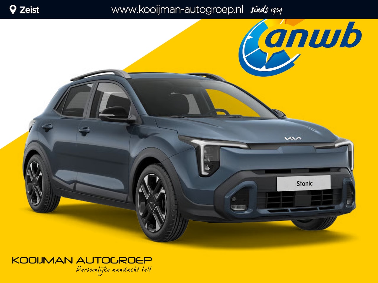 Kia Stonic - 1.0 T-GDi MHEV ComfortLine ANWB Voorjaars Actie Private lease nu €. 379,= p.mnd | vraag na - AutoWereld.nl