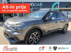 Citroën Ë-C4 - EV Shine 50 kWh 136 pk Automaat Range tot 300 Panoramadak, head up display