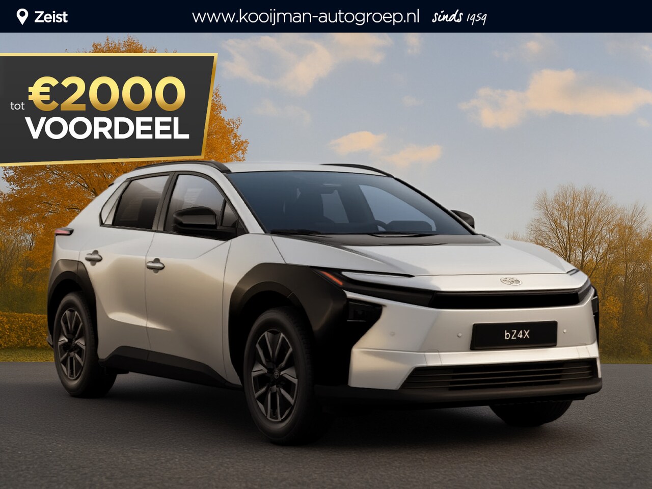 Toyota bZ4X - Active Limited 58 kWh private lease vanaf € 649,- €37.995,- RIJKLAAR! Nu €2.000,- voordeel - AutoWereld.nl