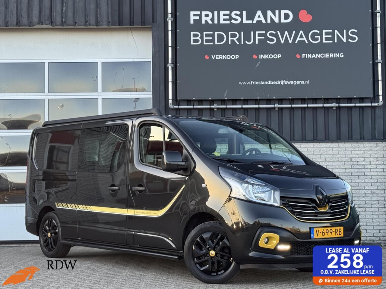 Renault Trafic - bestel 1.6 dCi 145pk Formula Edition Yellow Energy Dubbele Cabine - AutoWereld.nl