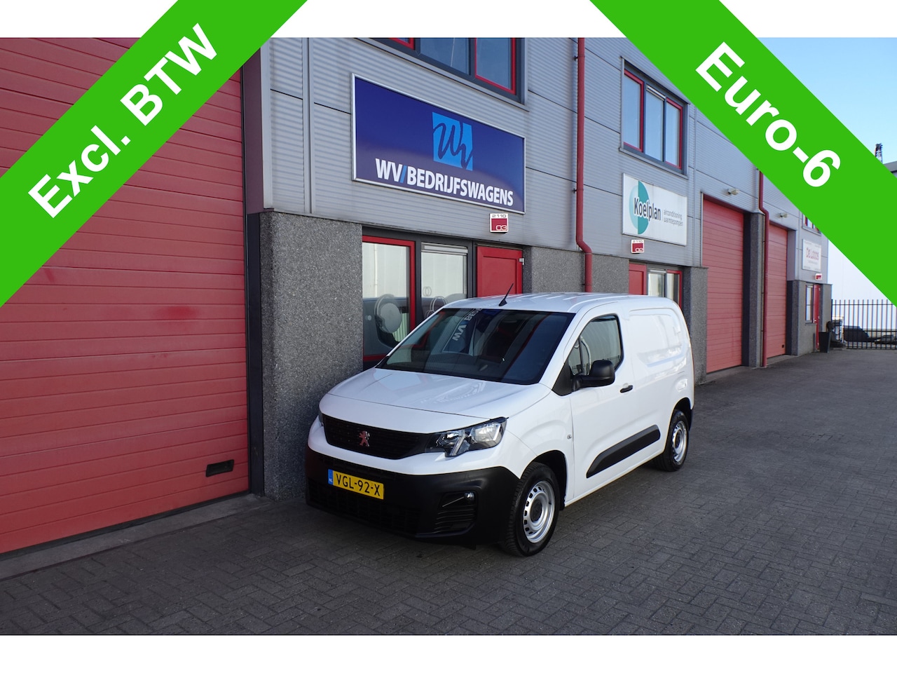 Peugeot Partner - 1.5 BlueHDI Premium met achterklep airco - AutoWereld.nl