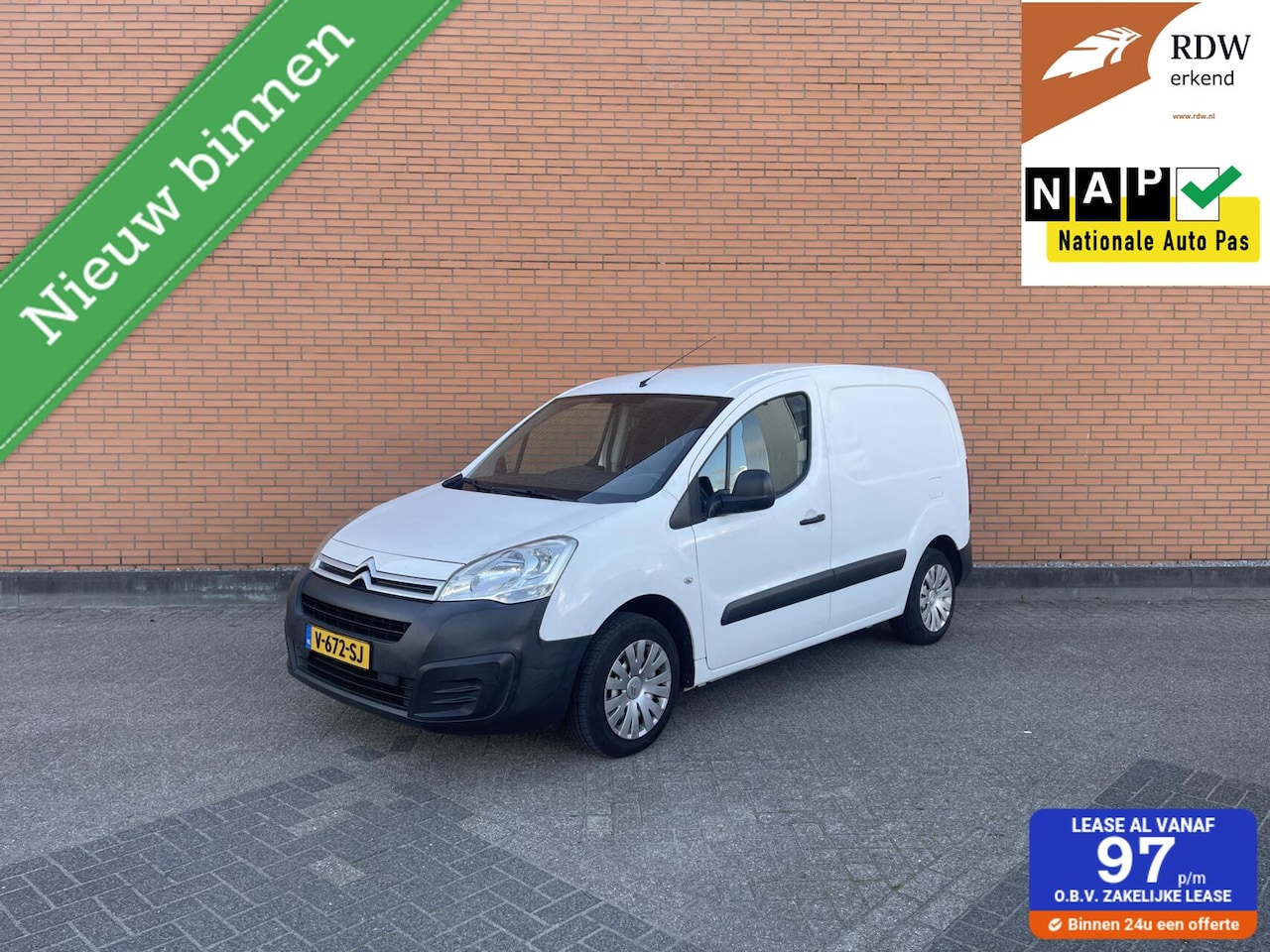 Citroën Berlingo - bestel 1.6 BlueHDI 100 Club Economy S&S - AutoWereld.nl