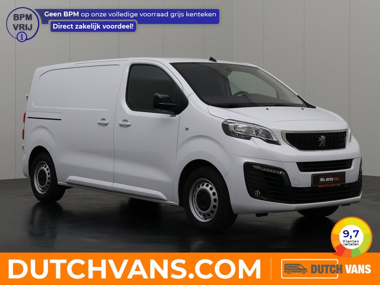 Peugeot Expert - 2.0HDi 180PK Automaat Lang | Airco | cruise | Camera | Multimedia | 3-Zits - AutoWereld.nl