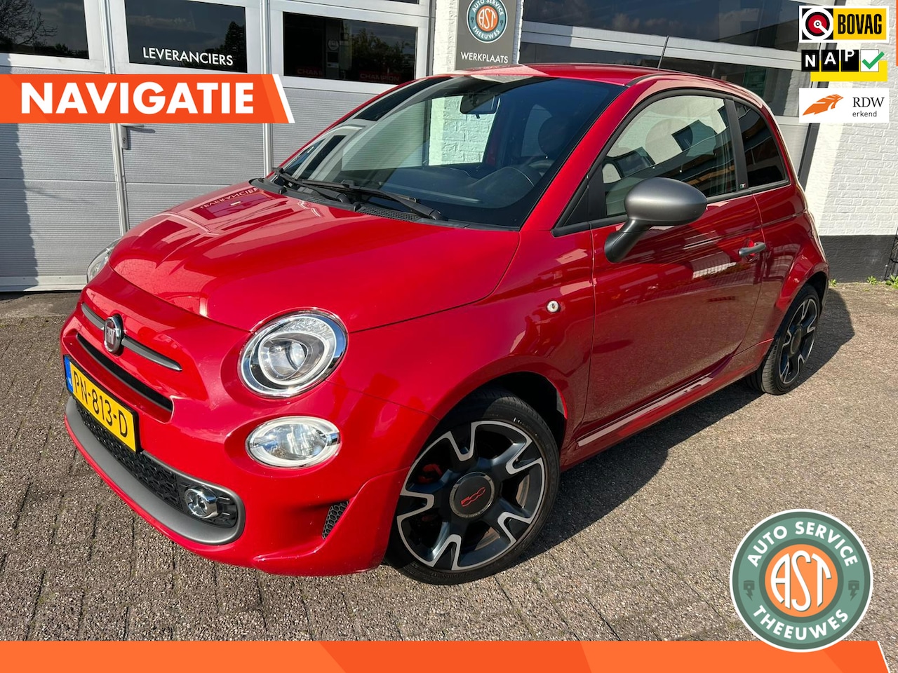 Fiat 500 - 0.9 TwinAir Turbo SPORT NAVI|NAP - AutoWereld.nl