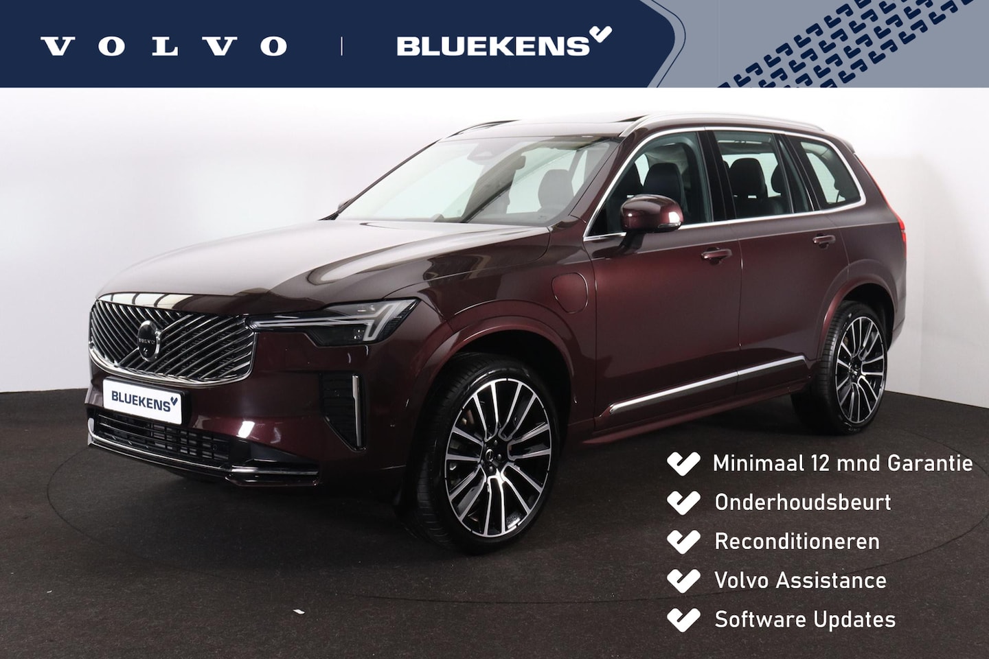 Volvo XC90 - T8 Recharge AWD Ultra Bright - Luchtvering - Panorama/schuifdak - IntelliSafe Assist & Sur - AutoWereld.nl