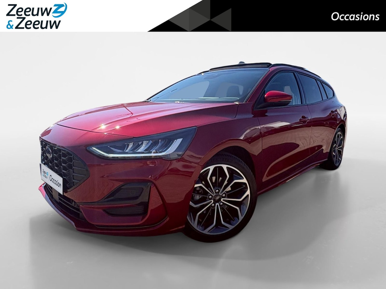 Ford Focus Wagon - 1.0 EcoBoost Hybrid ST Line X | Elek glazen panorama-dak| Trekhaak | Lichtmetalen velgen 1 - AutoWereld.nl