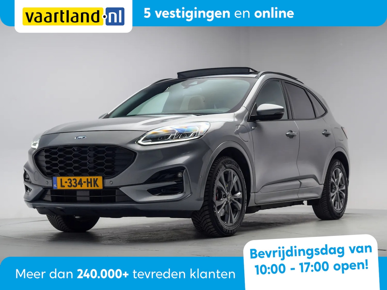 Ford Kuga - 2.5 PHEV ST-Line X [ Apple CarPlay Schuif/kanteldak Digitaal dashboard ] - AutoWereld.nl
