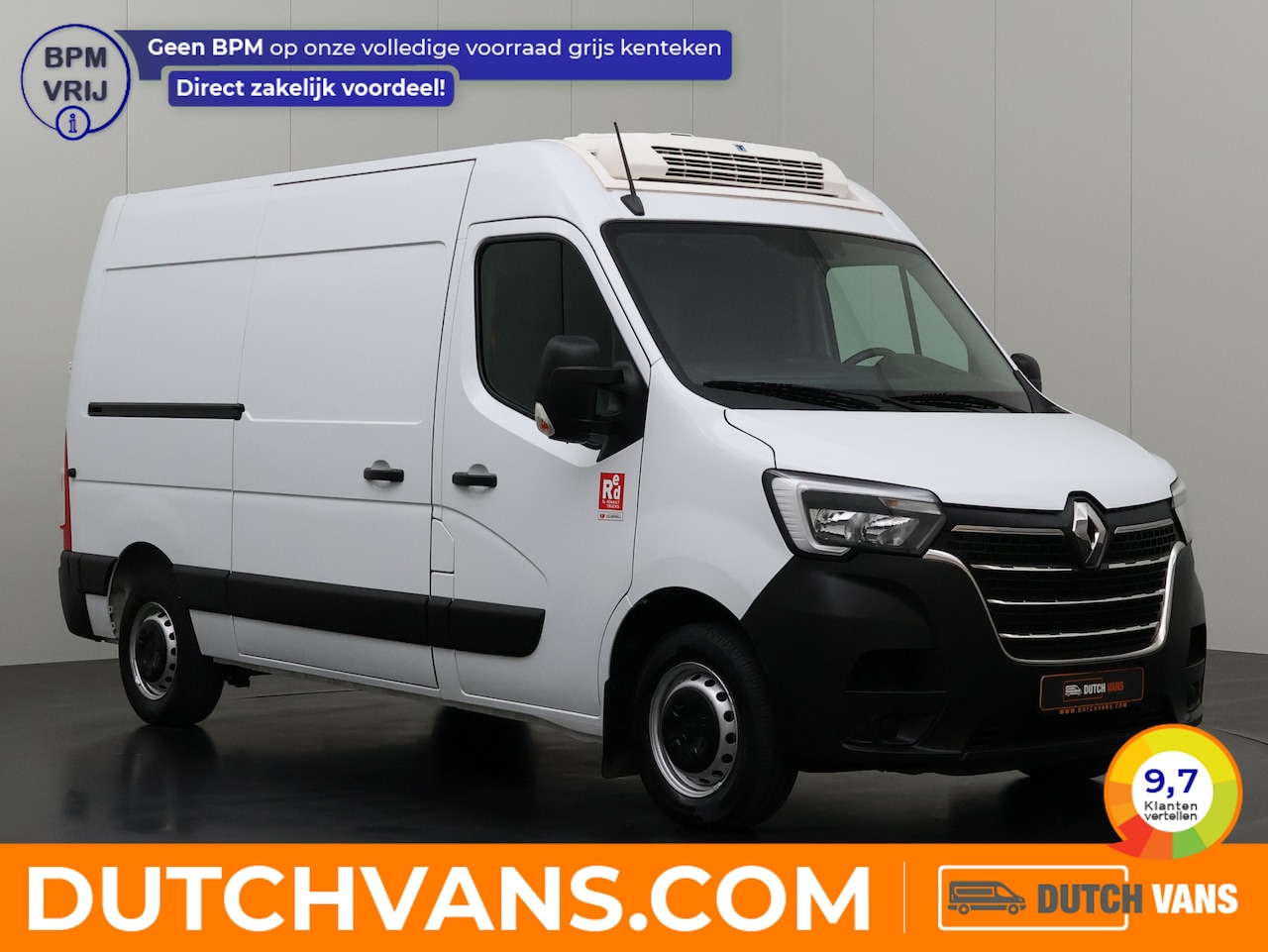 Renault Master - 2.3DCI 135PK L2H2 Koelauto 12/220V | Multimedia | Airco | Cruise | Camera - AutoWereld.nl