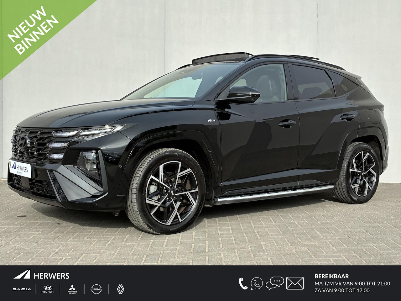 Hyundai Tucson - 1.6 T-GDI HEV N Line Sky Automaat / Fabrieksgarantie t/m 8-2029 / dealer onderhouden / 1.3 - AutoWereld.nl