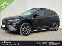 Hyundai Tucson - 1.6 T-GDI HEV N Line Sky / Fabrieksgarantie t/m 8-2029 / dealer onderhouden / 1.360 kg tre