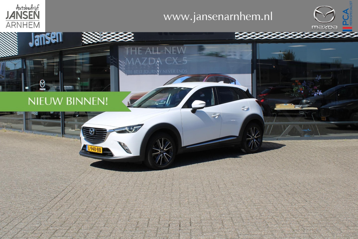 Mazda CX-3 - 2.0 SkyActiv-G 120 GT-M 2.0 SkyActiv-G 120 GT-M , Trekhaak, Half Leder, Camera, Clima, Cruise, Navi, Stoelverwarmi - AutoWereld.nl