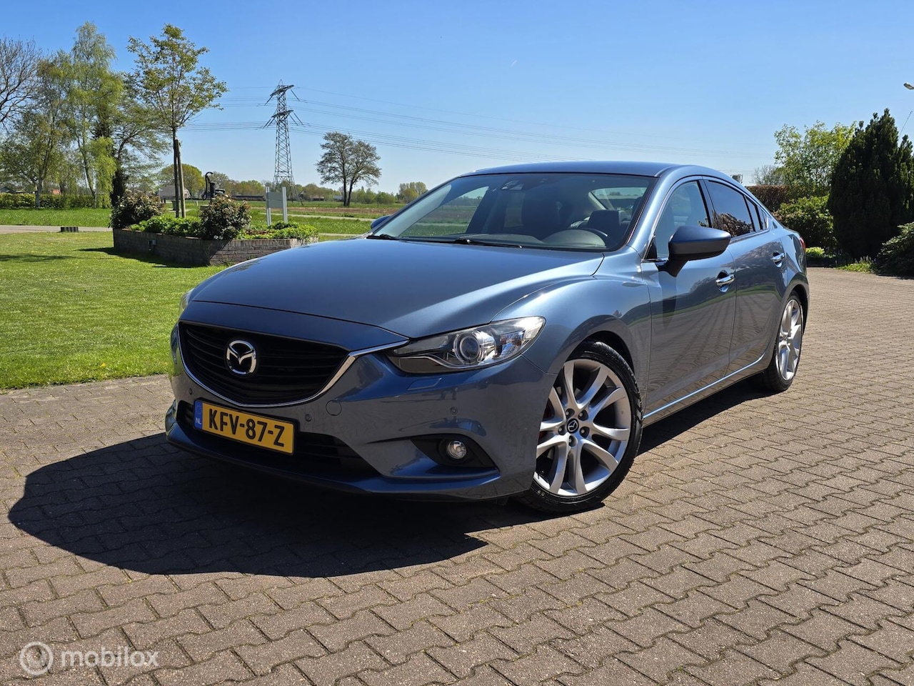 Mazda 6 Sport - 2.0 HP Sports Line/LEER/NAVI/19 INCH/XENON - AutoWereld.nl